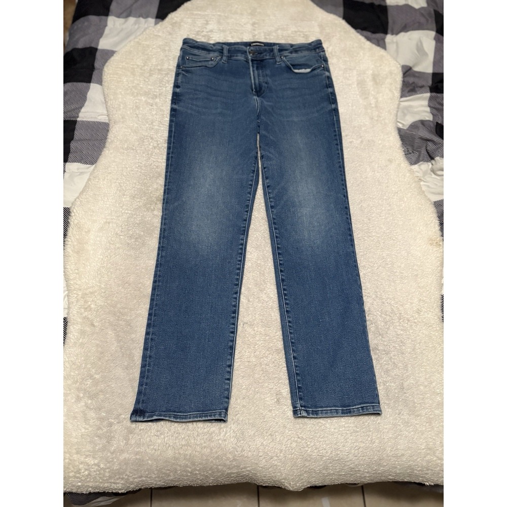 Express Men's Straight Blue Denim Jeans Size 33x32 Pants Stretch
